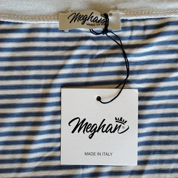 Meghan blue and white stripped long sleeve shirt - Picture 6 of 7